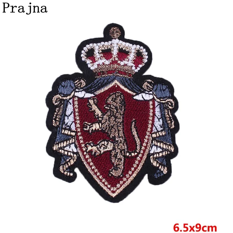 2601 Prajna хиппи вышитые нашивки мультфильм значок нашивки животное лев птица нашивка "Змея" Железная одежда для шитья аксессуары F - Цвет: 2601