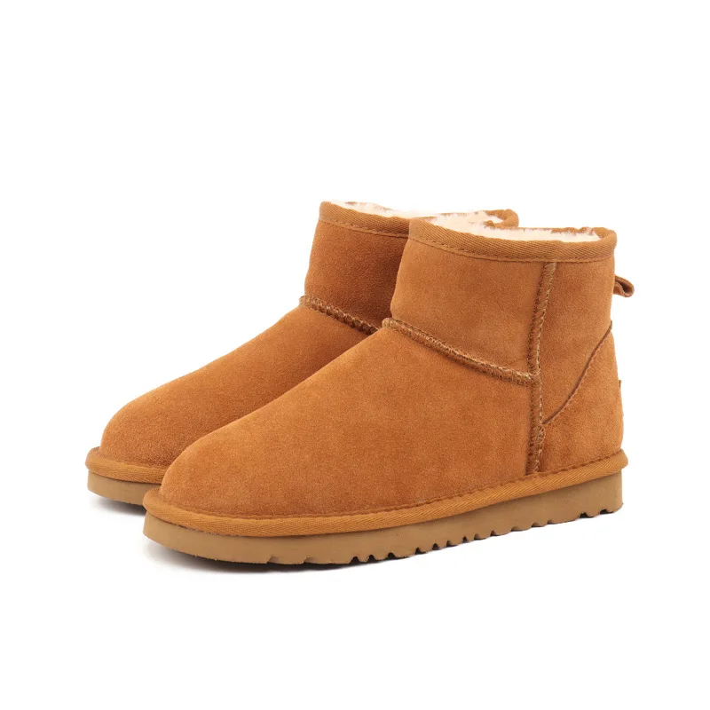 

Australia Women Snow Boots Waterproof Genuine Leather Winter Short Boots Classic Mini Boot Girls Ankle Snow Shoes High Quality