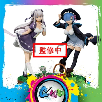 

CMT Origianl Banpresto ICHBANSHO FIGURE Re Life in a different world from zero Emilia and Rem Anime Figurine Toys Figure