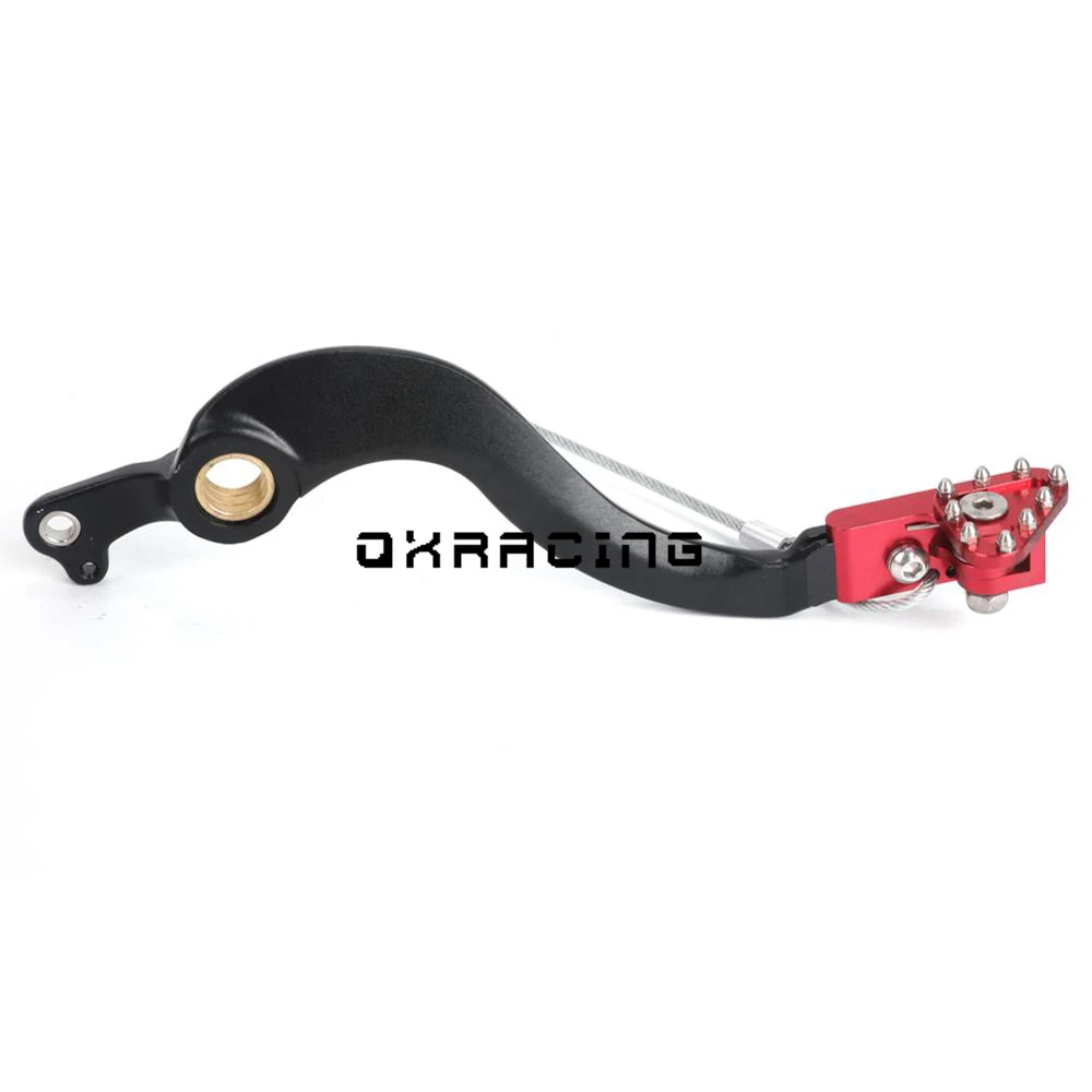Кованые dirtbike offraod задние педали тормоза рычаг с тормозом для honda crf250r crf 250r части мотоцикла