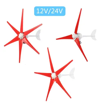 

8000W 3/5/6 Blade Wind Turbines Generator High Conversion Rate PowerBank Motor Kit DC/AC 12/24V Windmill Energy Turbines Charge