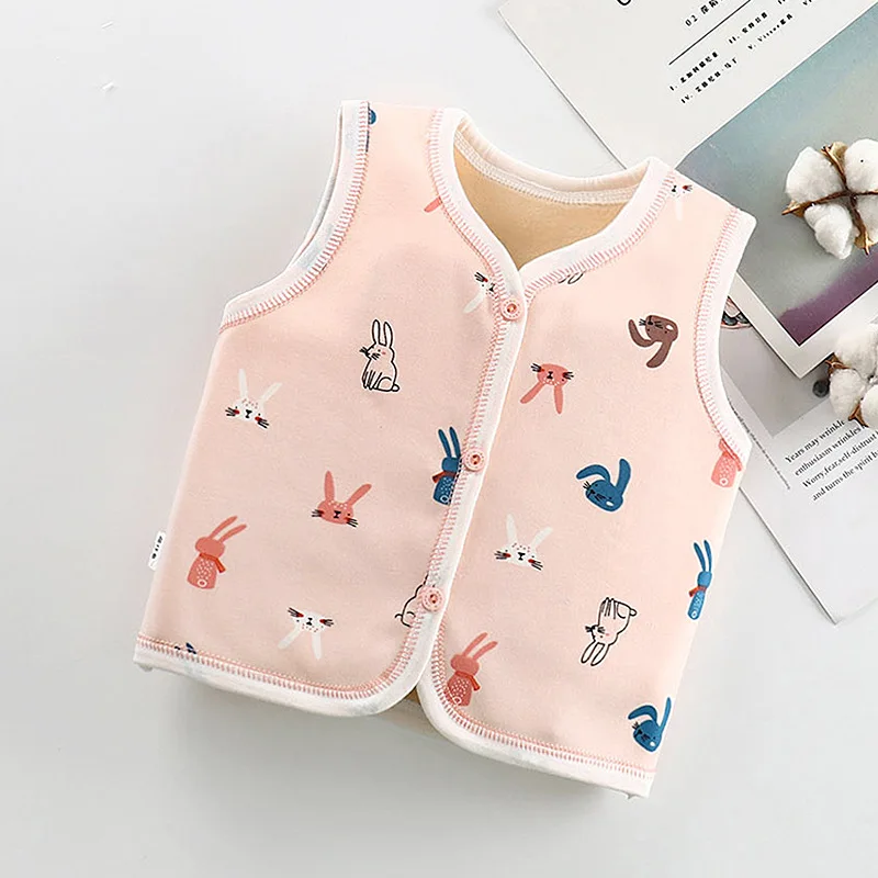 Baby Girl Boy Clothes Vest For Girls Toddler Clothing Kids Clothes Girls Vest Sleeveless Cardigan Shirts Kid Fleece Costume