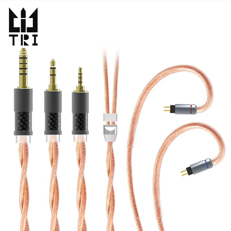 TRI Grace-C 2 Core 6N Single Crystal Copper Silver Plated+4N Pure Mixed Cable Customized for MId-to-High-end Earphones | Электроника