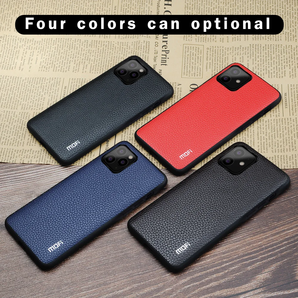 For Iphone 11 Pro Case Mofi For Iphone 11 Max Case Back Cover Soft Pu Leather For Iphone 11 Case Protector Glove Pure Black Red Phone Case Covers Aliexpress