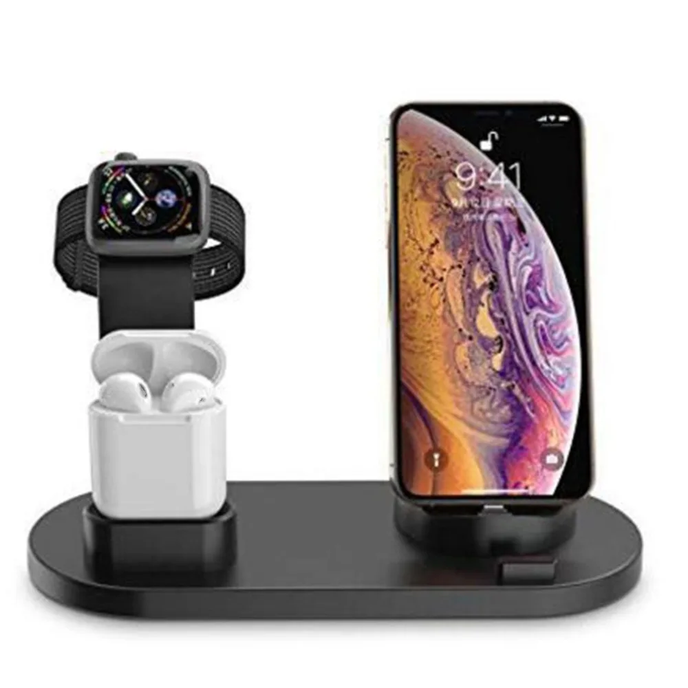 3 in 1 Charger Dock Station Fast Charging For iPhone XR XS Max 8 for Apple Watch 2 3 4 For AirPods