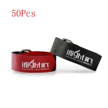 

50Pcs Patent Leather 20*250MM Cable Tie for Racing Quadcopter Drone to Fix Remote Control Aircraft Model Boat Car Battery