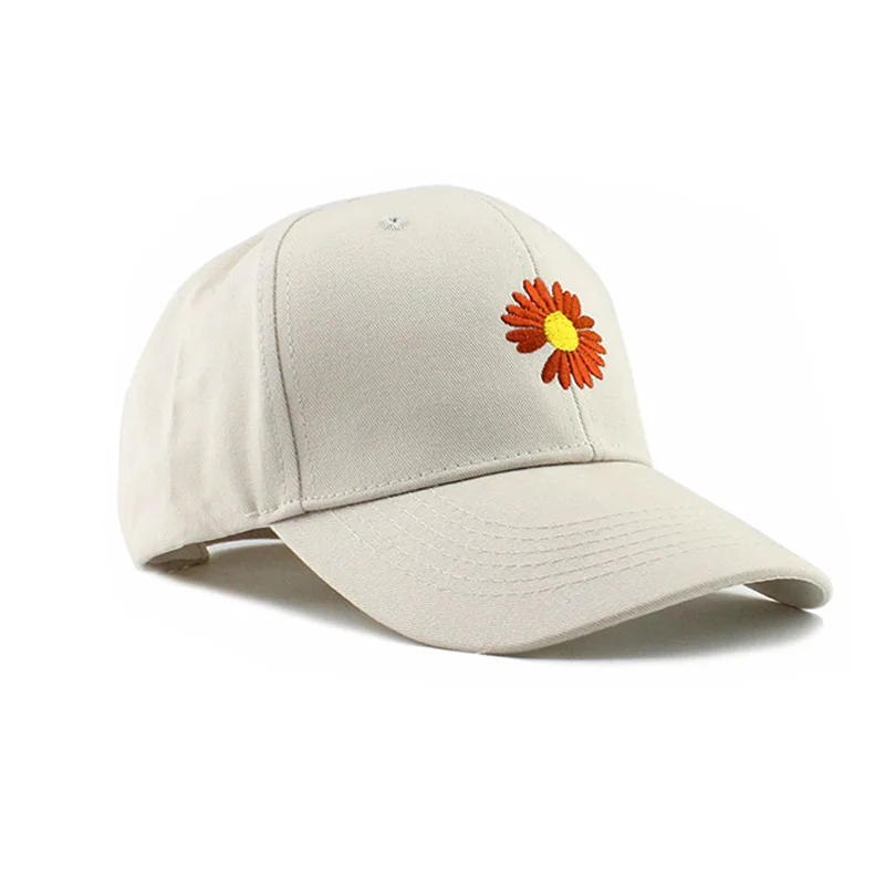 new cotton baseball cap chrysanthemum pattern caps men women Rose embroidery cap outdoor adjustable sports hat EXO GD pmo cap