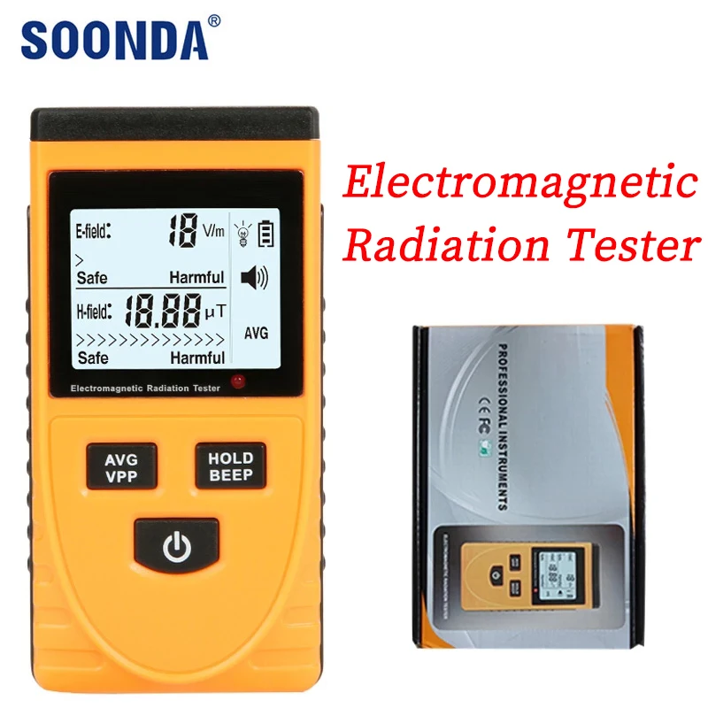 Electromagnetic Field Radiation Detector Tester Emf Meter Counter Emission Dosimeter Computer Electric Field Magnetic Dosi radiation detector emf meter tester