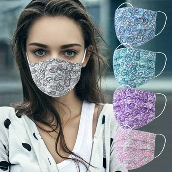 

In Stock Reusable Protective Mask PM2.5 Activated Carbon Filter Printing Mouth Mask Anti Dust Face Mask Windproof Mouth-muffle