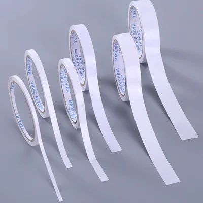 사무용품 강력점착 초박형 양면테이프 0.5cm 투명백색 양면테이프 12m
