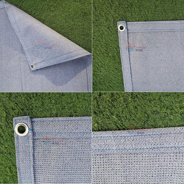 Három Típusú Minőségi Szürke Sárga, Uv-Ellenes Napfényellenes Nettó Testreszabott Otthoni Kert Veranda Védő Kerítés Erkély Fényvédő - Image 5