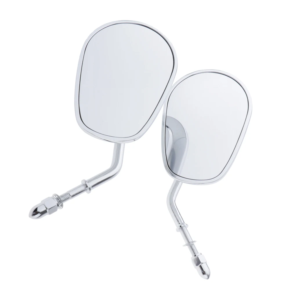 Motorcycle Handlebar Rear View Side Mirrors Fit for Harley Fatboy
