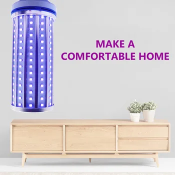 

E27 60W UV Germicidal Lamp Led UVC Light Bulb 99% Rate Purifies The Air And Killing Bacteria For Air Kill Mites
