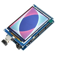 Entrega gratuita! Tela lcd tft ultra hd 320x480, 3.5 polegadas, módulo de tela colorida para arduino placa r3 mega 2560