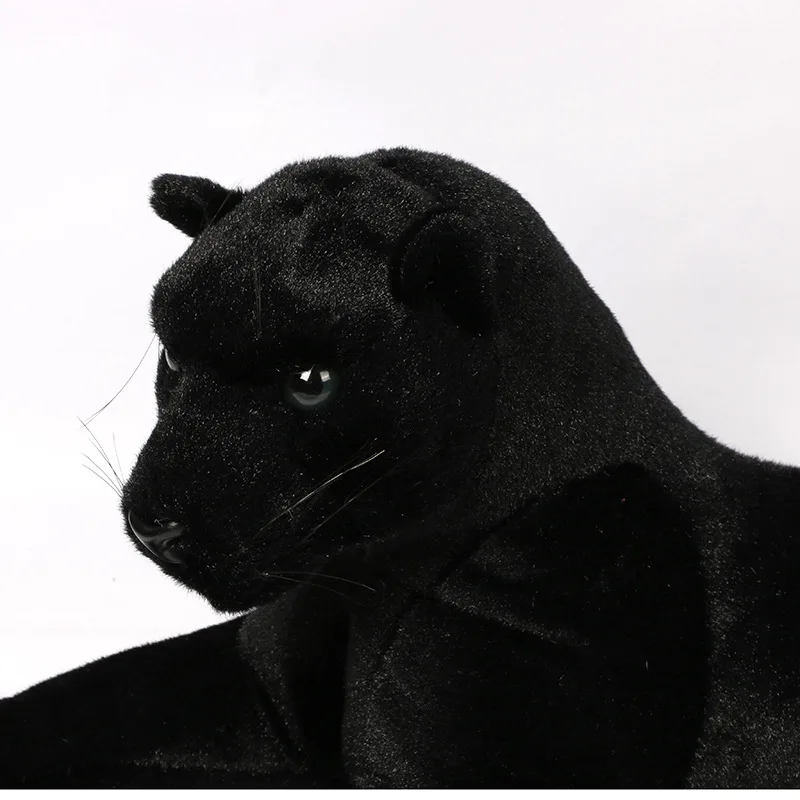 Новый большой размер 58 см/80 см/133 см настоящая жизнь черный леопард Мягкие плюшевые игрушки животные куклы домашние декоративные предметы