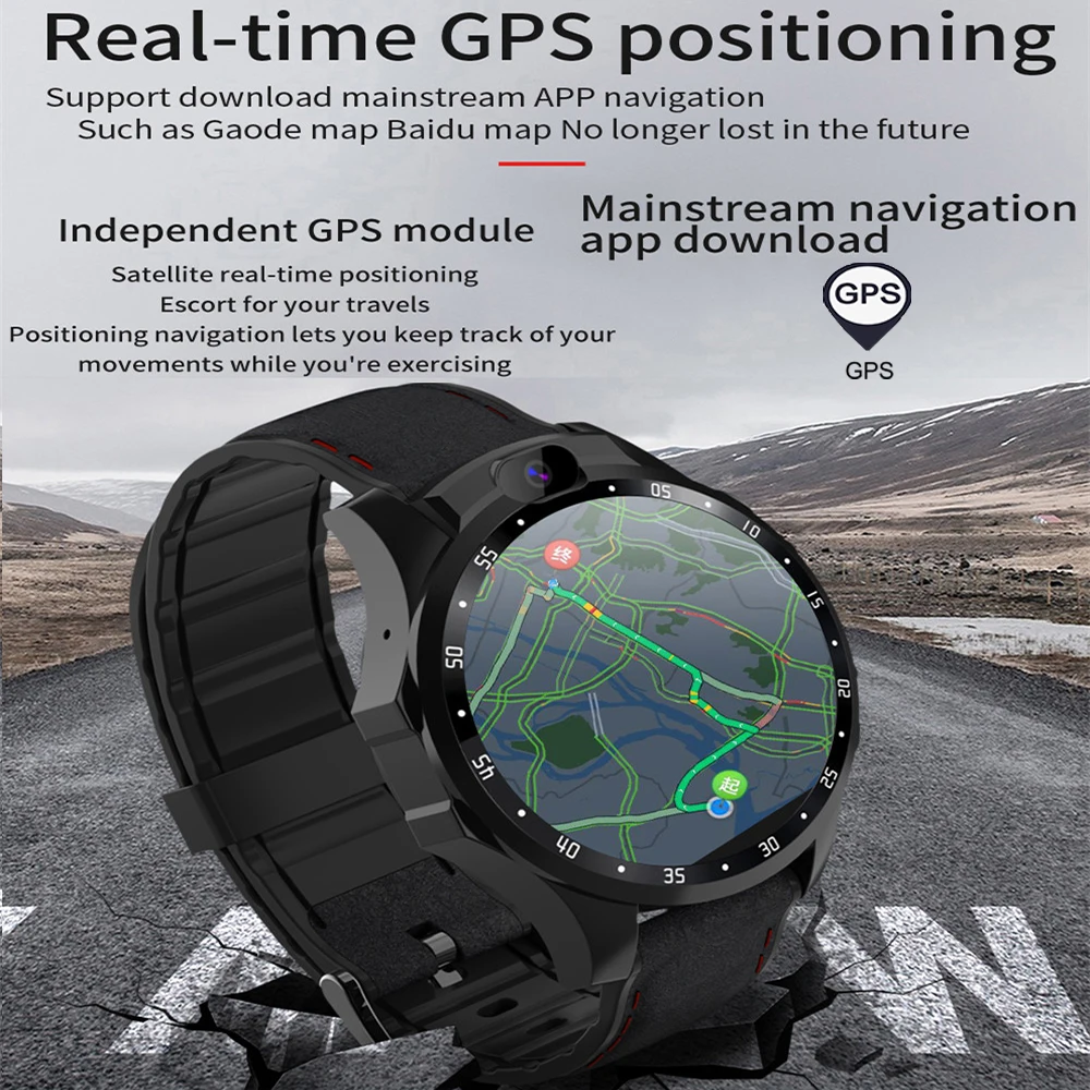V9A Android 7.1 Smart Watch 4G 3GB+32GB 1.56