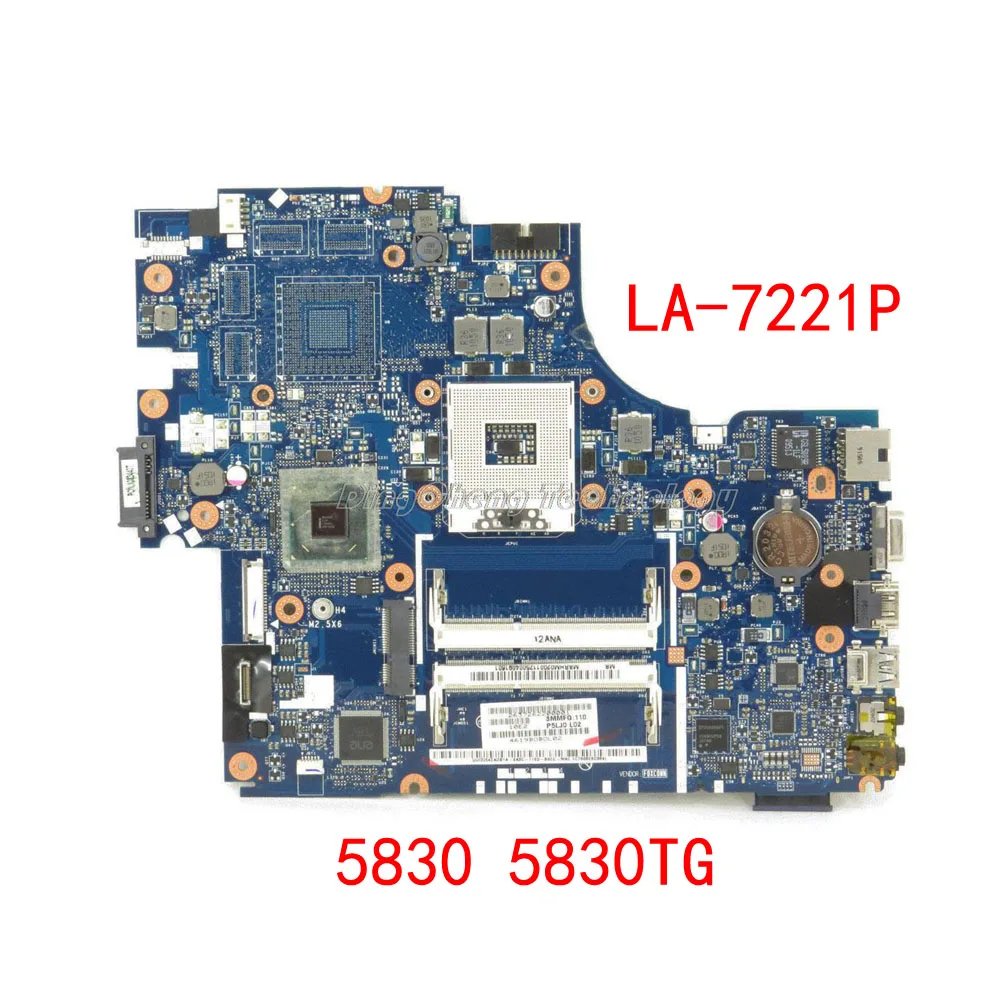 HOLYTIME ноутбук материнская плата для Acer 5830 P5LJ0 la-7221p MB. RHM02.001 MBRHM02001 HM65 DDR3 Встроенная