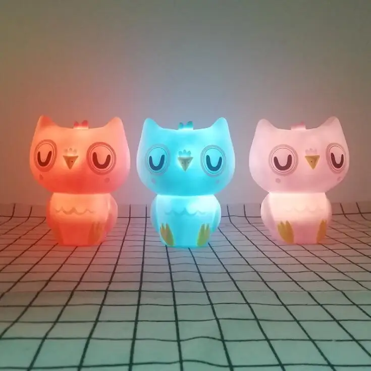 

new Ins cartoon luminous creative enamel product LED night light
