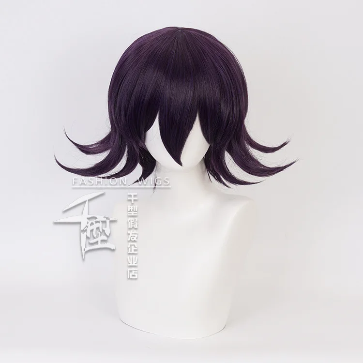 Cosplay&ware Danganronpa V3 Killing Harmony Ouma Kokichi Wig Cosplay Costume Dangan Ronpa Synthetic Hair Short Halloween Party Wigs & Cap -Zentai shop online H74611423ff344034a05e7cd112c80b677.jpg