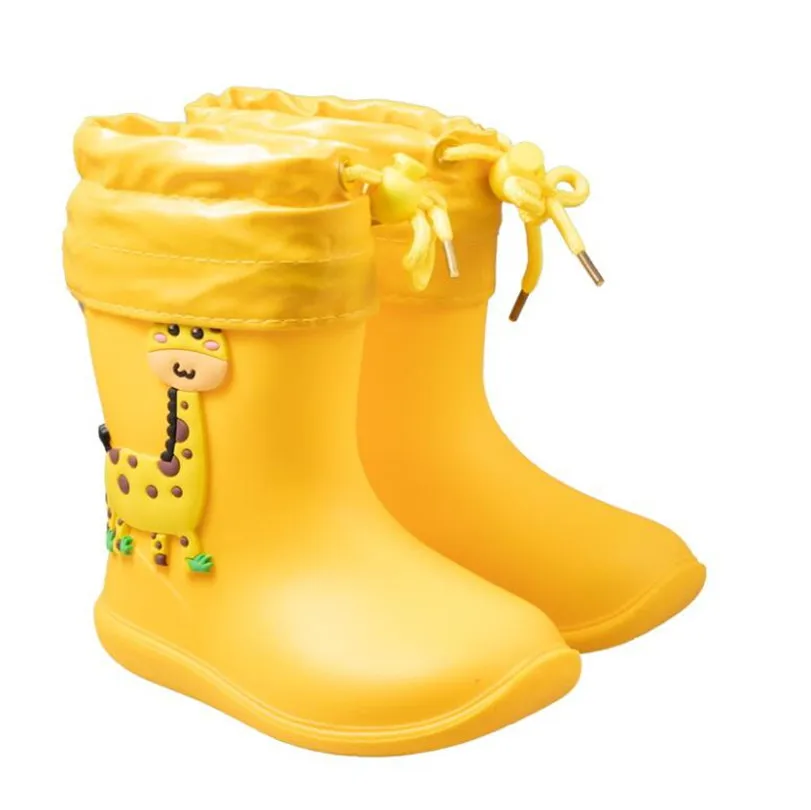 Stivali da pioggia per bambini stivali da pioggia per bambina stivali da pioggia classici impermeabili per bambini stivali in gomma PVC scarpe da acqua per bambini stivali da pioggia per ragazzo