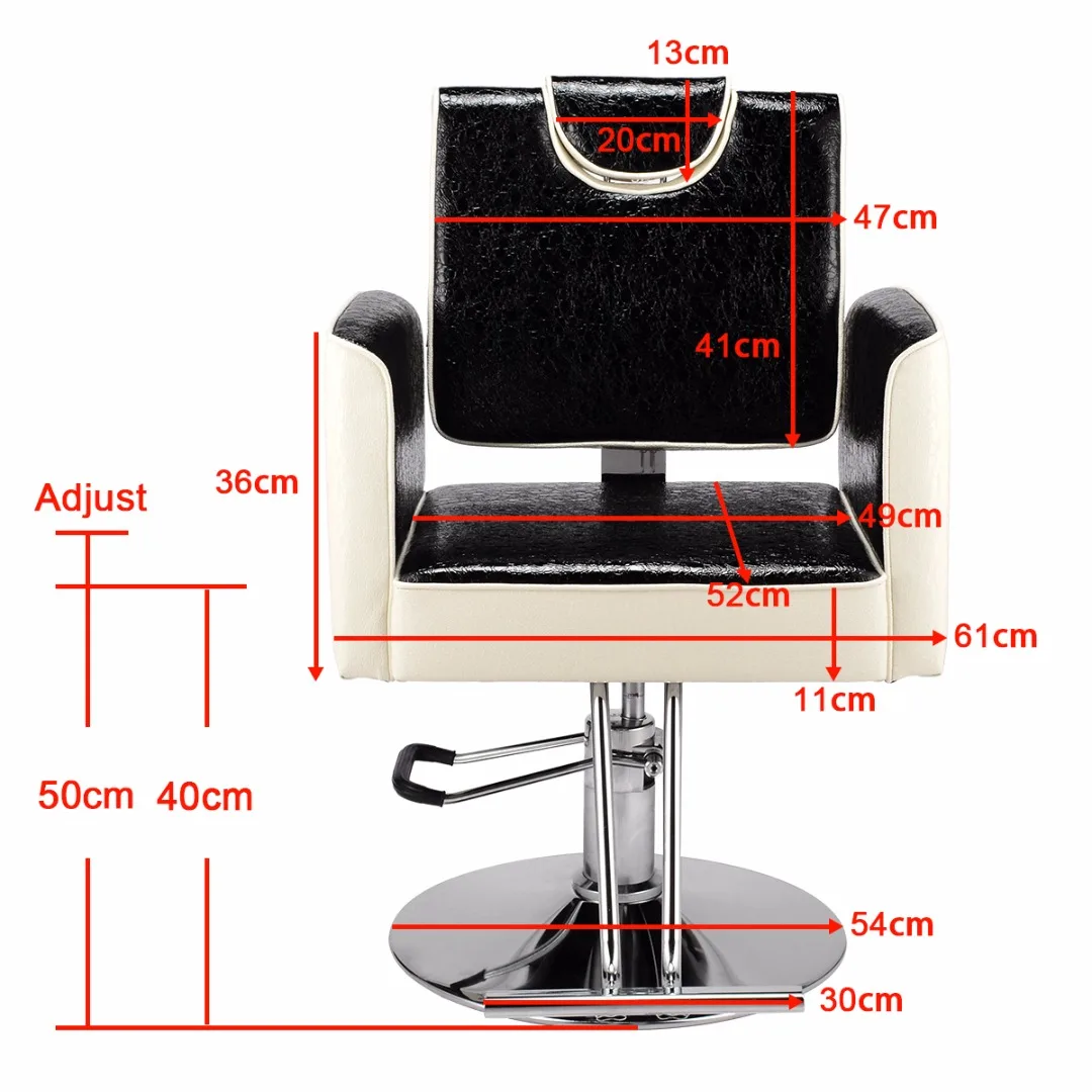 Hairdressing Chairs PU Leather Barber's Chair Hairdressing Beauty Hair Cut Salon Furniture Hydraulic Reclining Barbershop Chair Hairdressing Chairs PU Leather Barber's Chair Hairdressing Beauty Hair Cut Salon Furniture Hydraulic Reclining Barbershop Chair