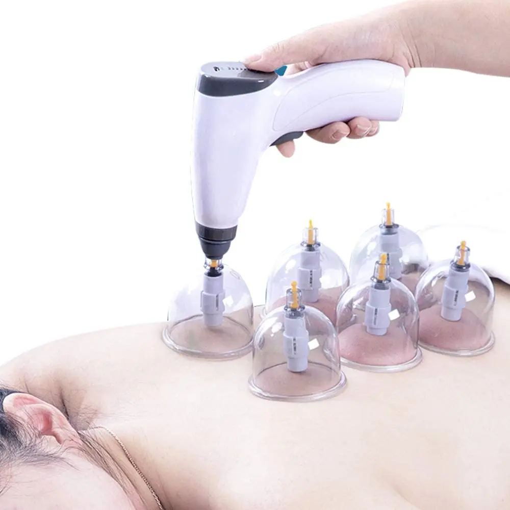 Description Picture 3 of itemSuction Cup AntiCellulite Electric Bank Vacuum Cupping Massage Machine Therapy Set Chinese Medicine Physiotherapy Face Body Jars