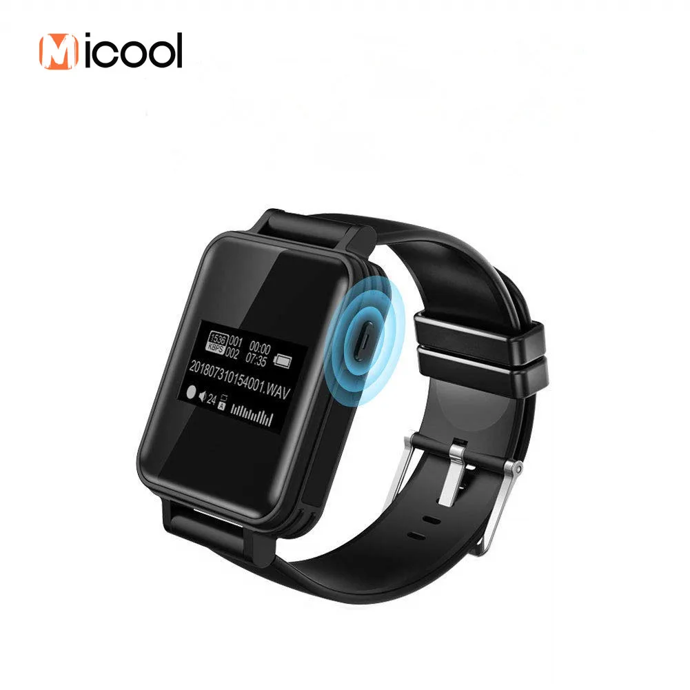 Digital Voice Recorder Activated Recording Watch Hidden Music Player Pedometer Smart Wristband Dictaphone | Электроника