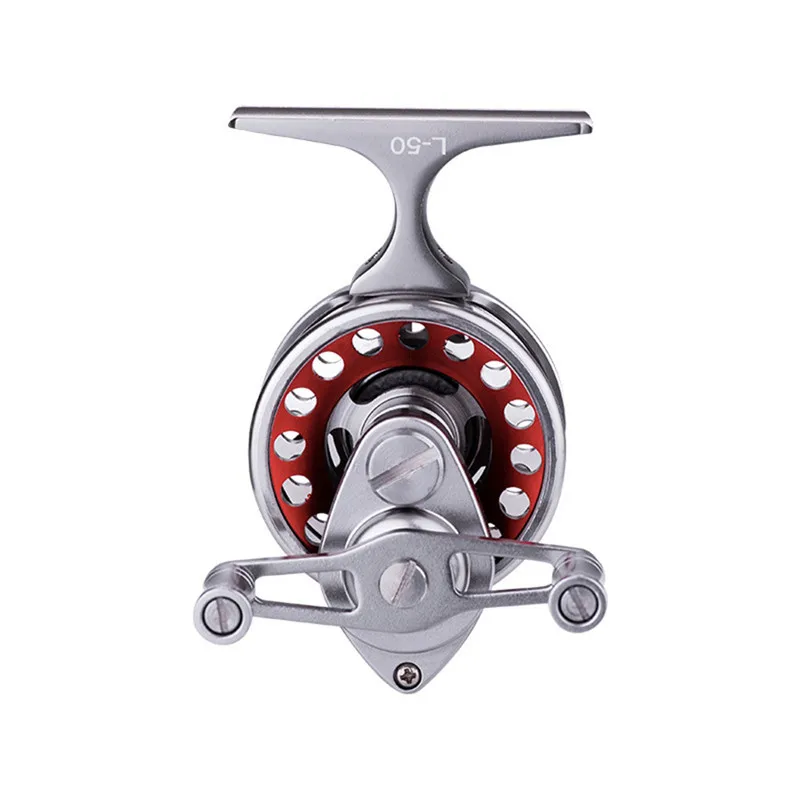 

Fishing Reel 2.2:1 Gear Ratio Spinning Reel with Left Right Interchangeable Aluminum Spool Wheel Handle Fishing Reel