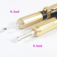 0,3 мл/0,5 мл одноразовая Стерильная HA ампульная головка для гиалуронового пистолета гиалуроническая ручка Высокого Давления Шприц для удаления морщин