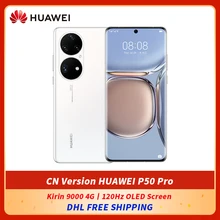 DHL Free Original HUAWEI P50 Pro 4G SmartPhone 6.6‘’ OLED Curved Screen HarmonyOS 2 Kirin 9000 Octa Core up to 66W SuperCharge