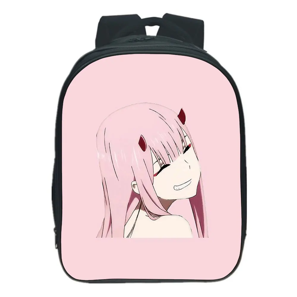 Darling In The FranXX Knapsack Girl Toddler Cartoon Backpack Baby Children Toddler Rucksack Mochila Girl gift.Support Custom