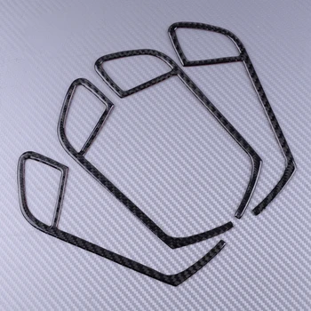 

DWCX 4Pcs Car Door Handle Panel Frame Trim Sticker Cover Decal Carbon Fiber Style Fit for Audi A4 B8 A5 2010 2011 2012 2013-2016