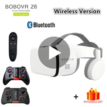 Bobovr Z6 шлем 3D VR Очки виртуальной реальности гарнитура для iPhone Android смартфон смарт-телефон очки Lunette Ios