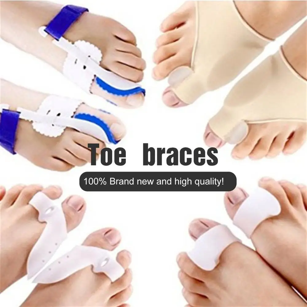 8PCS Bunion Sleeves Hallux Valgus Corrector Alignment Toe Separator Metatarsal Splint Orthotics Pain Relief Foot Care Tool 8PCS Bunion Sleeves Hallux Valgus Corrector Alignment Toe Separator Metatarsal Splint Orthotics Pain Relief Foot Care Tool