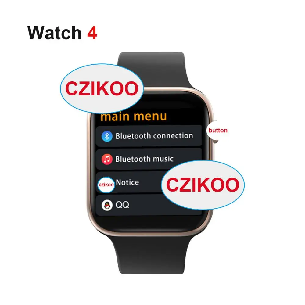 

Bluetooth Smart Watch Series 4 Upgrade 1:1 42mm SmartWatch case for Apple ios iphone & Android Phone relogio bluetooth