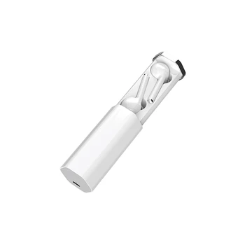 

TW50 TWS Wireless Bluetooth 5.0 Earphone Stereo Smart Headset Press Earbus Dual Mic Sports Waterproof Earphones White