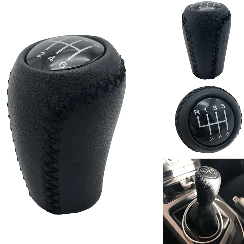 

Gear Shift Knob Stick Pen Handle Head Car Styling For Mazda 3 5 6 Series BK BL CR CW 6 II GH CX-7 ER MX-5 NC III 2005-2011