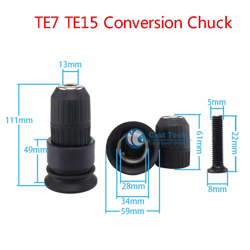 Сверлильный патрон SDS для Hilti TE1 TE5 TE6 TE7 TE12 TE14 TE15 TE16 TE17 TE22 TE24 TE25 TE30 TE35 TE40 Аксессуары
