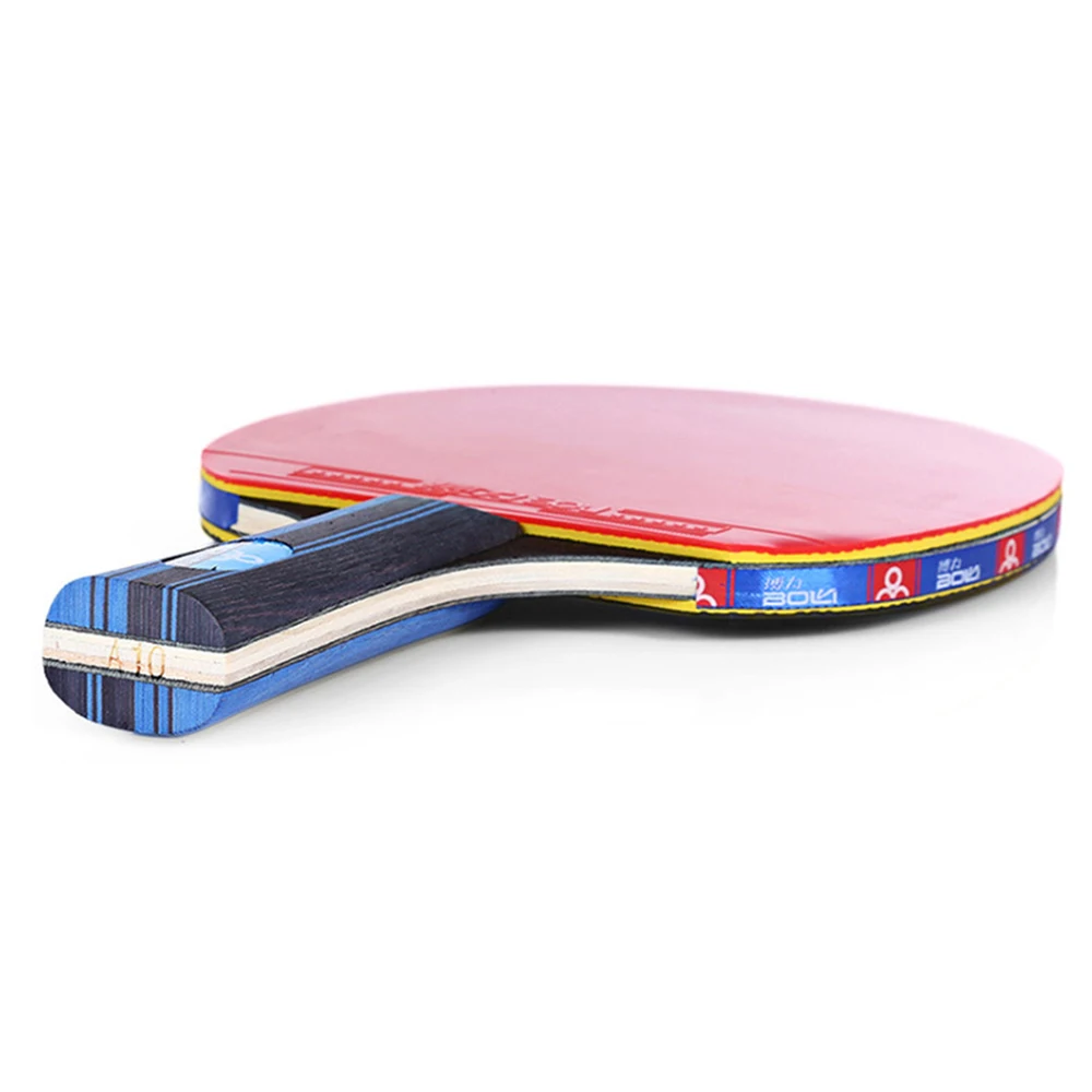 BOLI Training Table Tennis Rackets Bat Set Handshake Grip Ping Pong Racket Paddle Set With Bag 3 Balls Racquet Sports