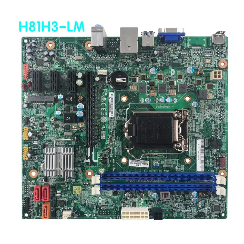 

For Lenovo H3050 D5050 G5050 H530S Desktop Motherboard H81H3-LM CIH81M Mainboard 100% tested fully work