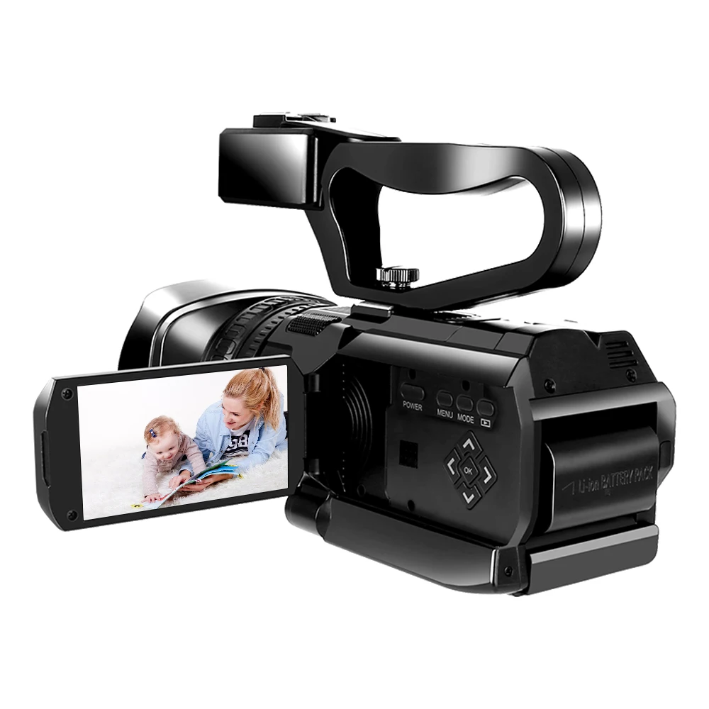 Videocámara 4K 2021 para Youtube, cámara grabadora con pantalla táctil de 3,0 pulgadas, WIFI, 48MP, Zoom Digital 30X - Imagen 3