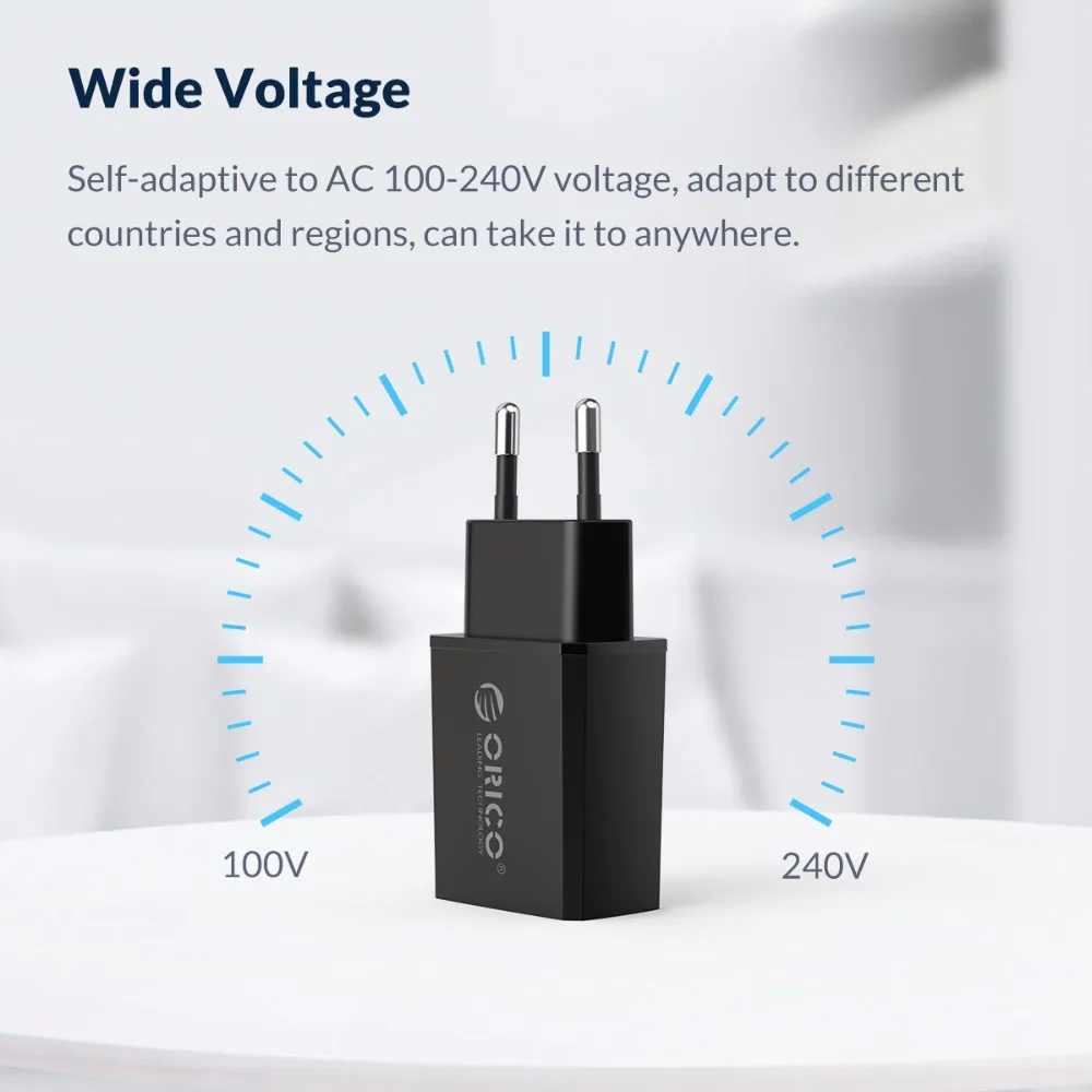 ORICO мини USB зарядное устройство 5 Вт/10 Вт дорожное настенное зарядное устройство адаптер смарт-зарядное устройство для мобильного телефона для iPhone samsung Xiaomi iPad планшет