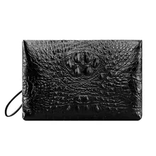 

Men's Genuine Leather Envelope Bag New Design Day Clutch Male Business Handbag iPad Messenger Case Travel Bag for Man