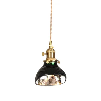

Vintage Suspension luminaire Glass Pendant light Personality Lamp for Coffee Shop diningroom Lighting WF101403