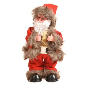 

Luminous Rotating Electric Music Santa Claus Christmas Decorations Children Gift Рождество Navidad Decoración navideña
