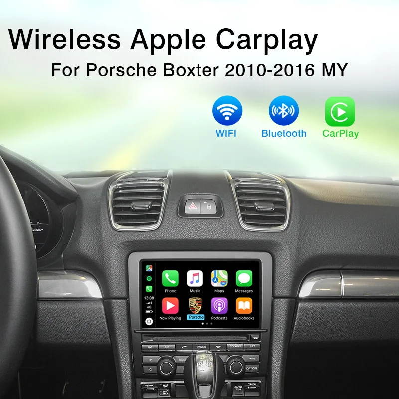 For Boxster OEM беспроводной Apple CarPlay для Porsche Paramear 2010- автомобильный игровой модифицированный для Macan Cayman Boxster 911 Android/iOS зеркальное отображение - Цвет: For Boxster