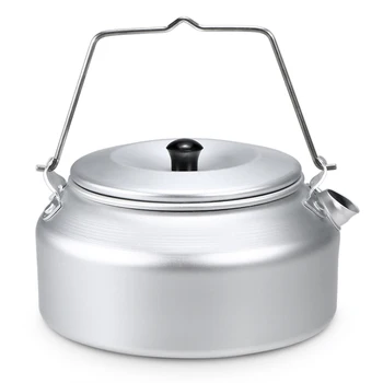 

Camping Kettle 0.8L Portable Ultralight Aluminum Camping Water Kettle Outdoor Coffee Pot Teapot for Home Hiking and Picnic Pot