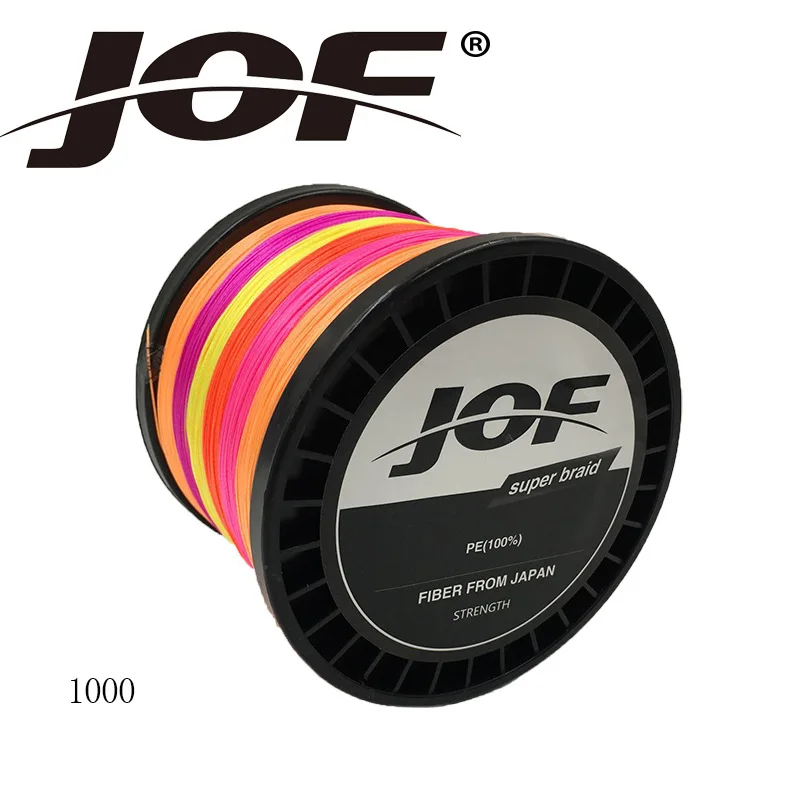 

Jof Xin Force Fishing Gear 8 Series PE Dyneema Five-color Fishing Line 500 M fang yao xian Fishing Line Goods