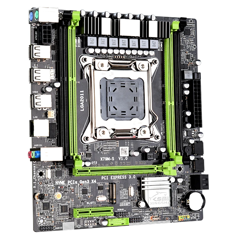 X79 motherboard set with Xeon E5-2630 V2 CPU