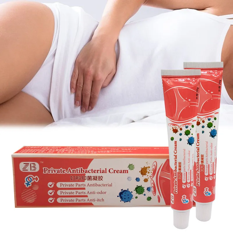 20G Gynecology Remove Odor Private Part Ointment Anti-Inflammatory Anti-itch Bacteriostasis Gel Women Health Care Plaster